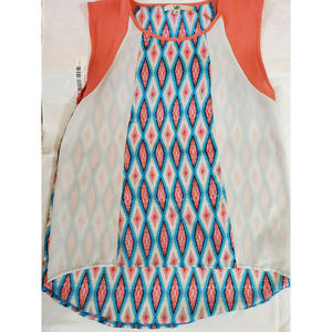 YA Los Angeles tank top navajo diamond pattern